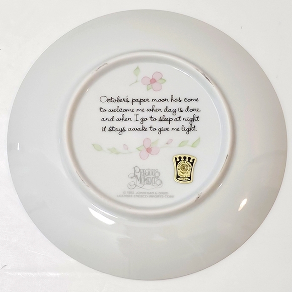 Precious Moments Months of the Year Plates - October - Picture 11 of 11